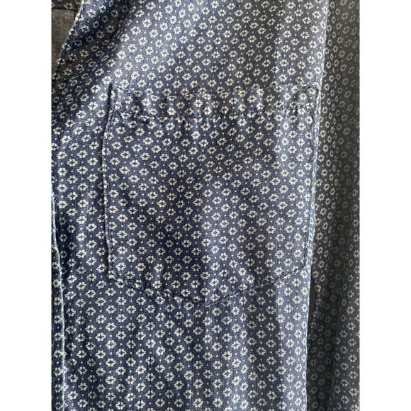 Cloth & Stone Anthropologie Women's Blue Chambray Collared Dress XS Button Down - Picture 4 of 6